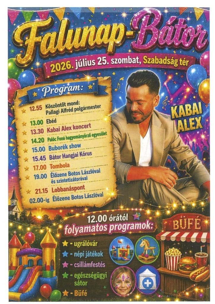 Falunap - 2026. július 25.